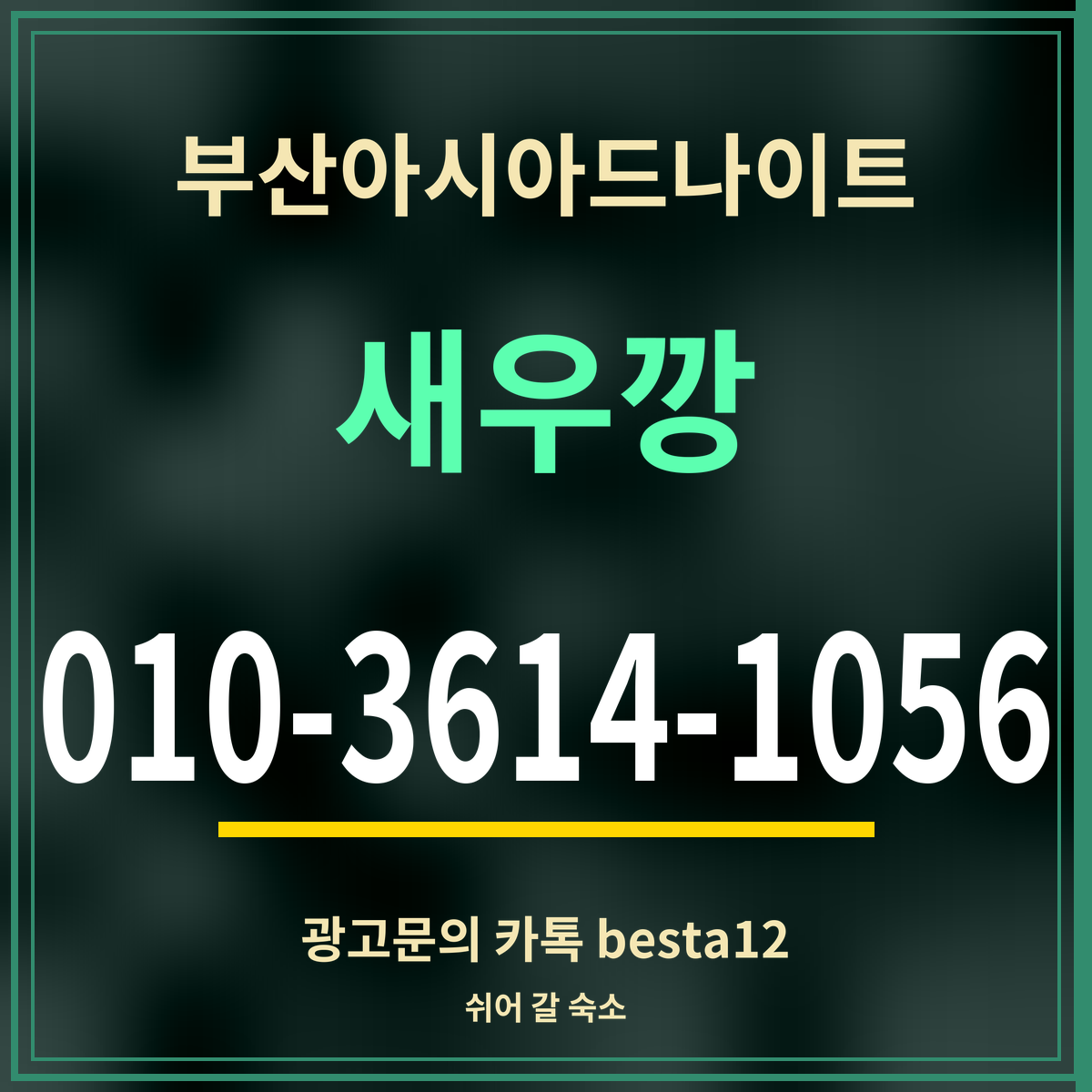 부산아시아드나이트 새우깡 010-3614-1056 광고문의 카톡 besta12
